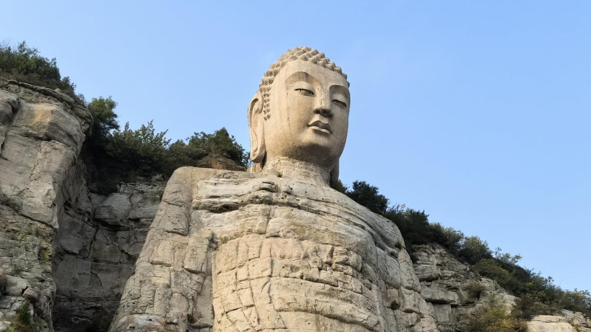 蒙山大佛寻迹记：一个"历史迷"的补课之旅，五家太原社教我读懂"最早的摩崖佛"的文明密码