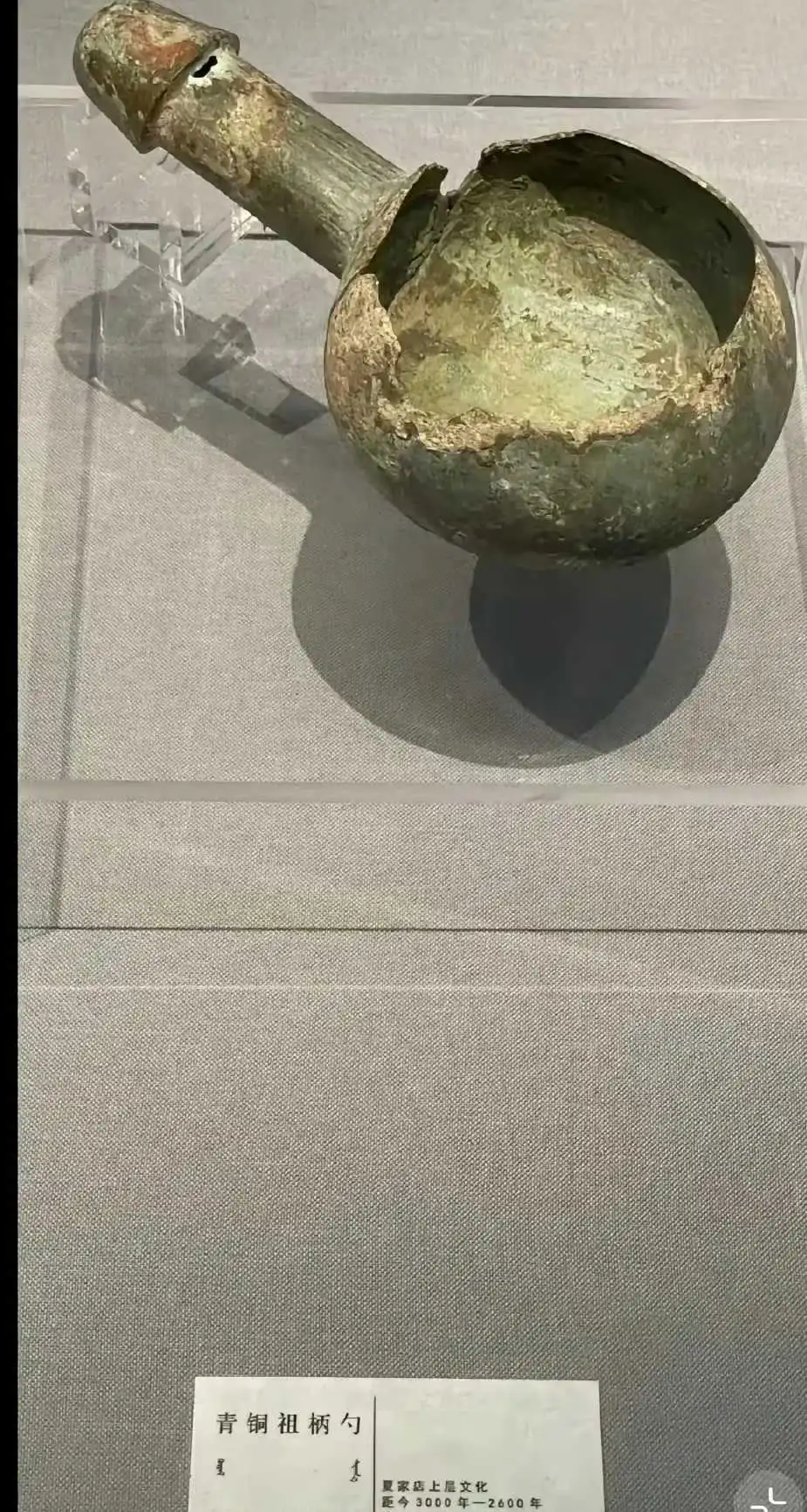 这是三千多年前的水瓢，你觉得怎么样？ ​
是不是感觉很震撼