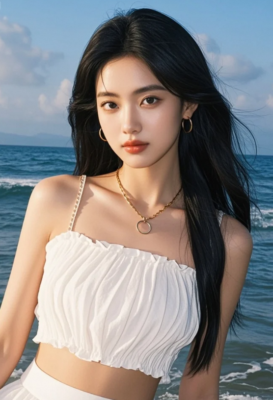 美女一个眼神，就能让你心跳漏拍！