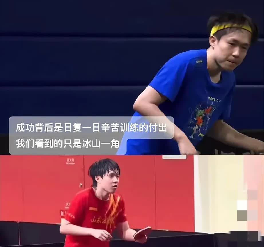 说难听点，
王楚钦是独生子，
他爸妈的资产够他躺一辈子，
打乒乓球除了完成