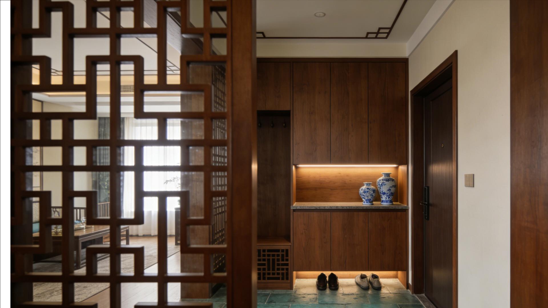 东方美学现代栖居｜220㎡五室别墅的古今共生之境