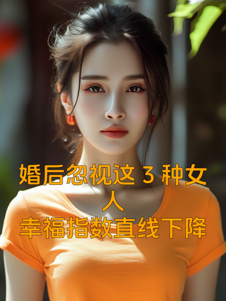 婚后忽视这3种女人，幸福指数直线下降