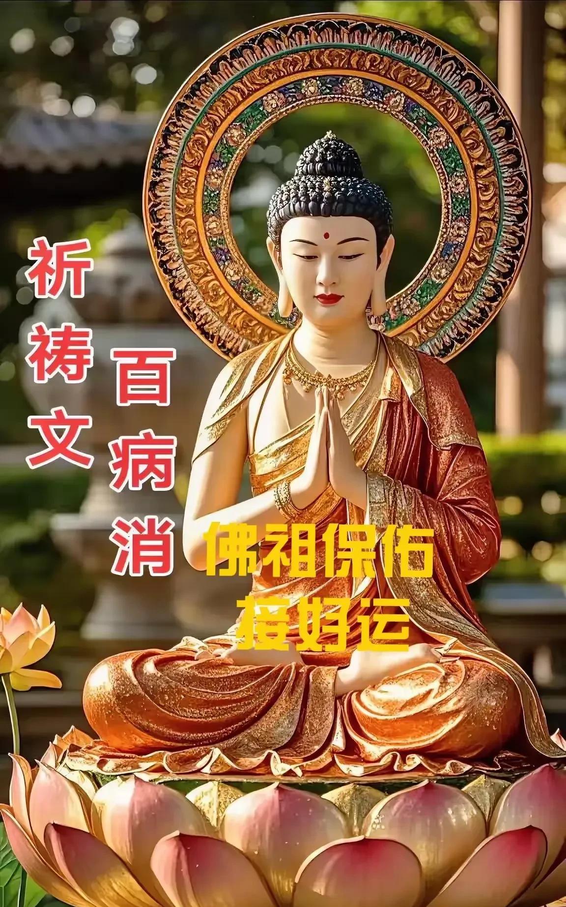刷到佛祖是莫大的缘分，可千万别划走！
相传，与佛祖相逢能得庇佑。诚心祈愿，愿你往