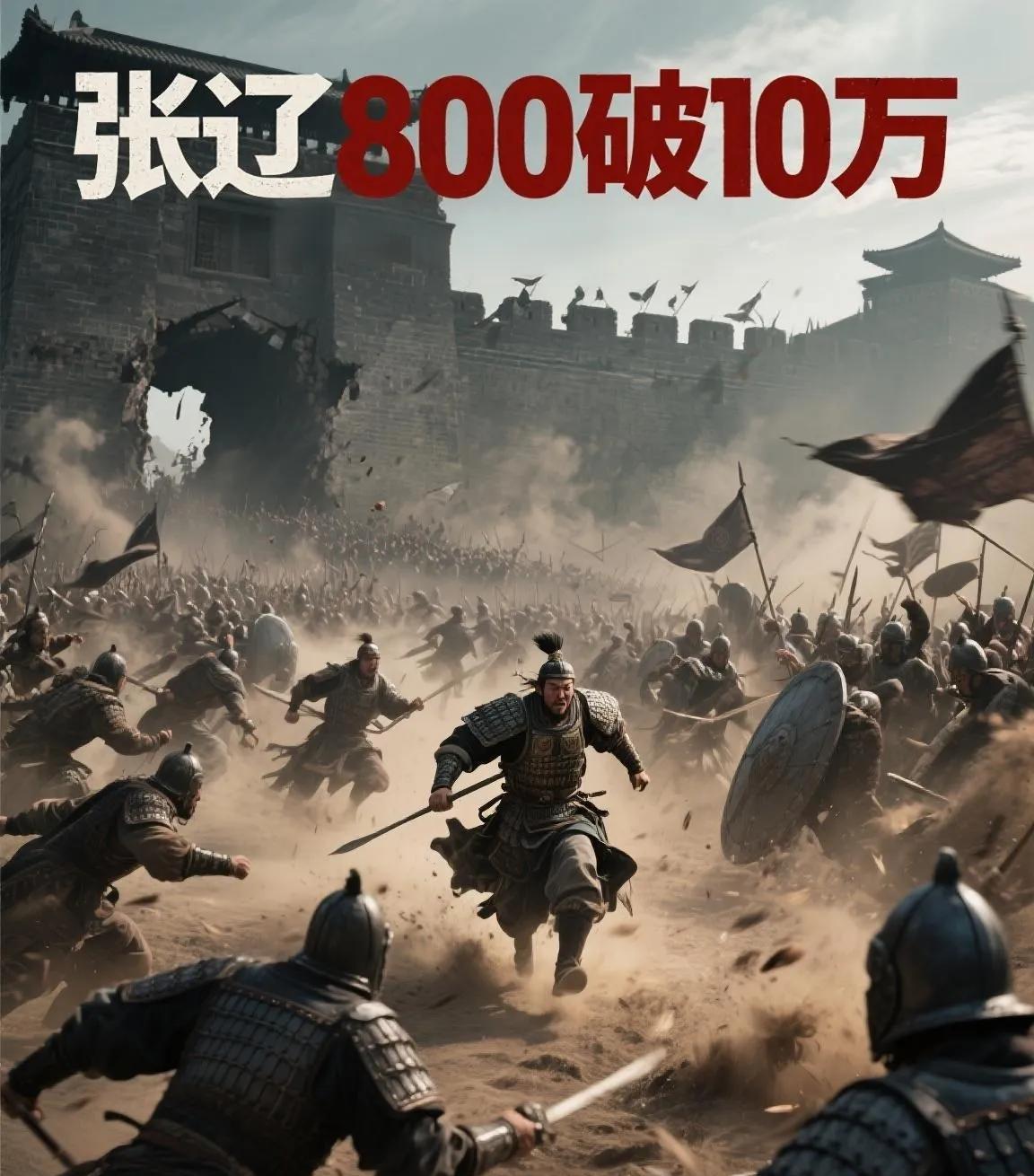 张辽怎么就800人杀的孙权大败而归，孙权就那么菜，张辽就那么猛吗？
公元215年