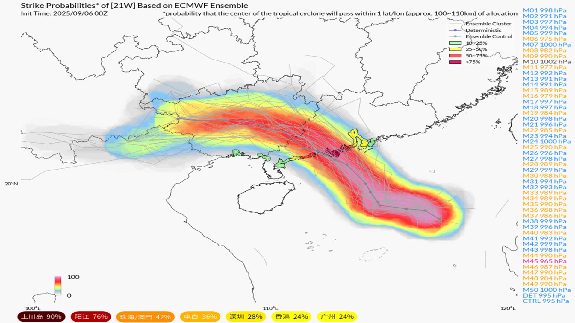 16号台风塔巴生成，最大风力12级，将从广东阳江登陆