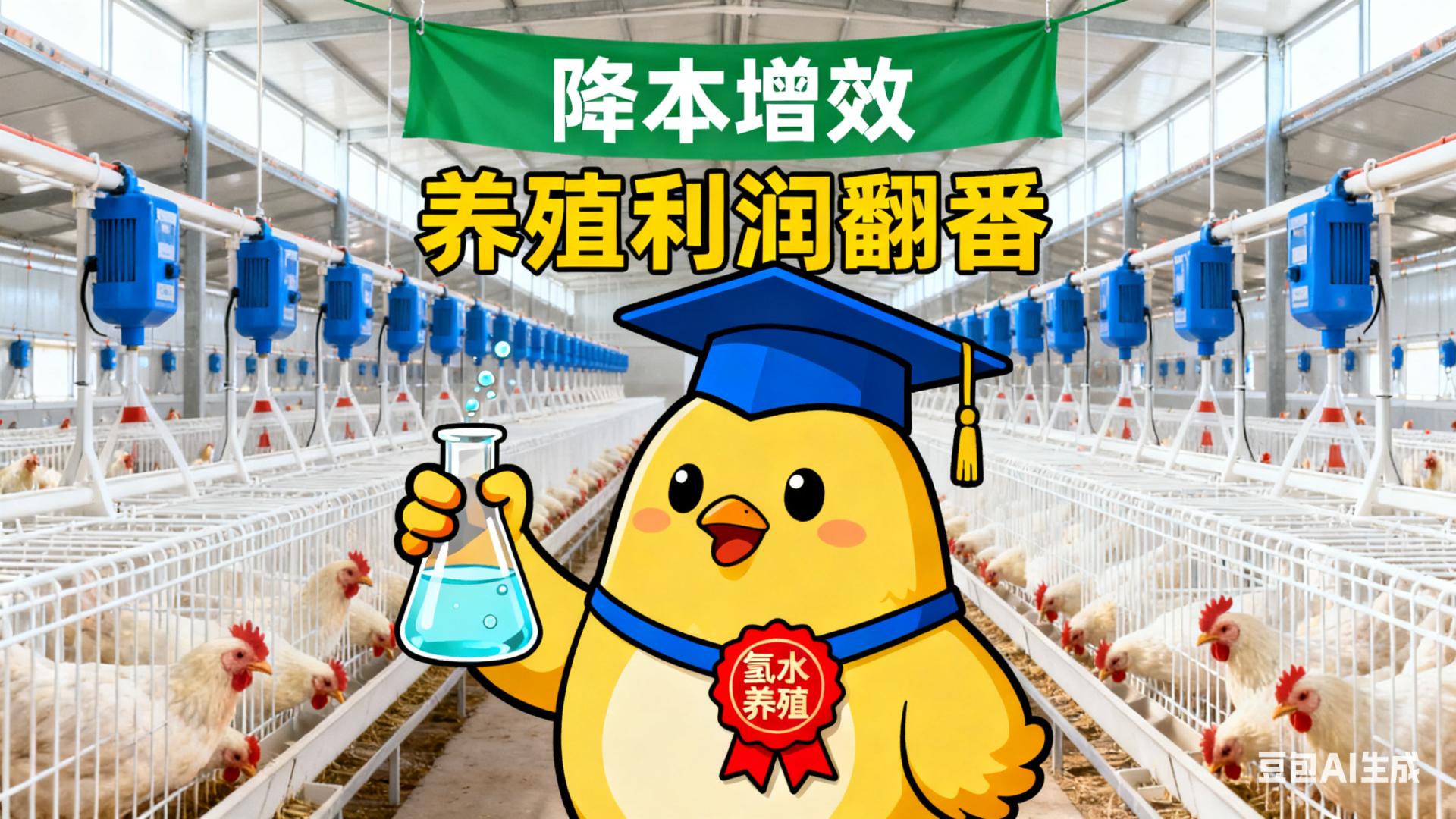 氢水养鸡：降本增效两不误，养殖利润翻番