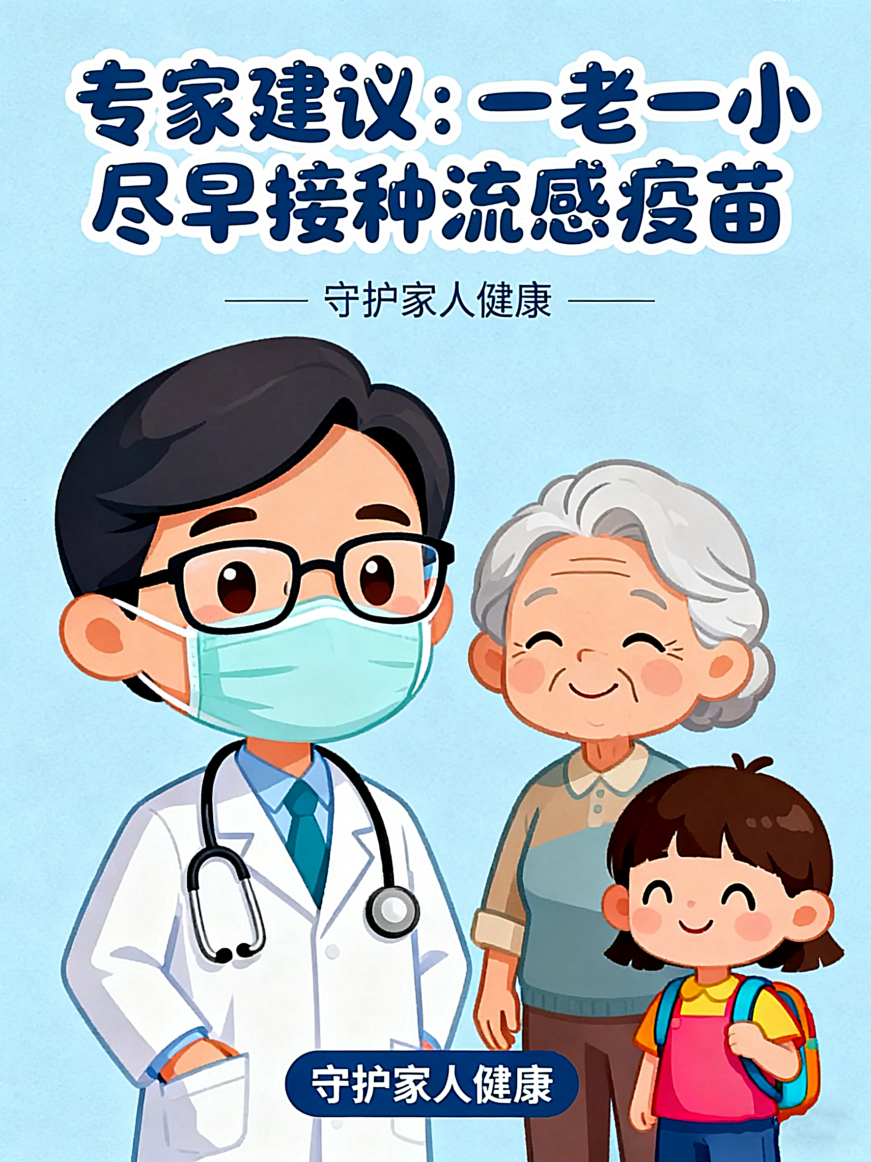 专家建议：一老一小尽早接种流感疫苗