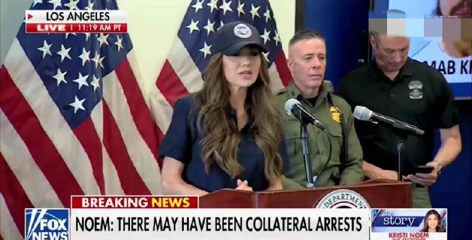 美国土安全部部长克里斯蒂·诺姆：选择性执法不是我的工作！
“我问你，在美国，哪些