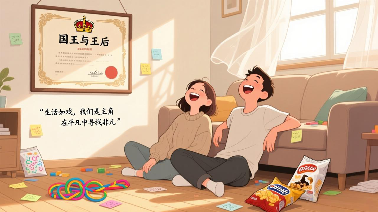 她说“我们好像很久没笑了”，是在等你做件傻事