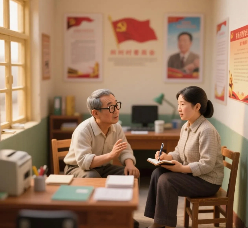 我是村妇女主任，那天和支书到县里开观摩会，会议结束太晚了，没赶上回村的大巴车，支