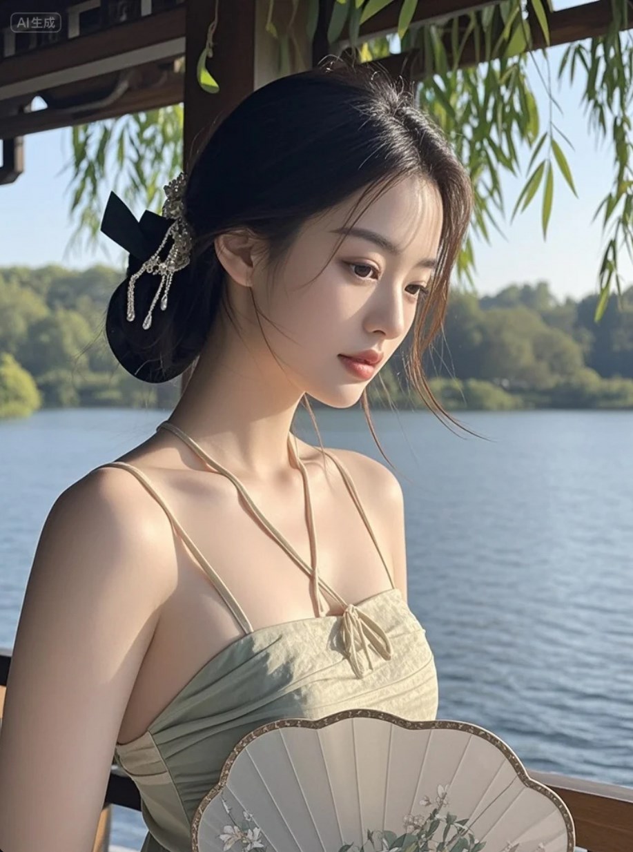 她的眼神，藏着一个未说出口的故事