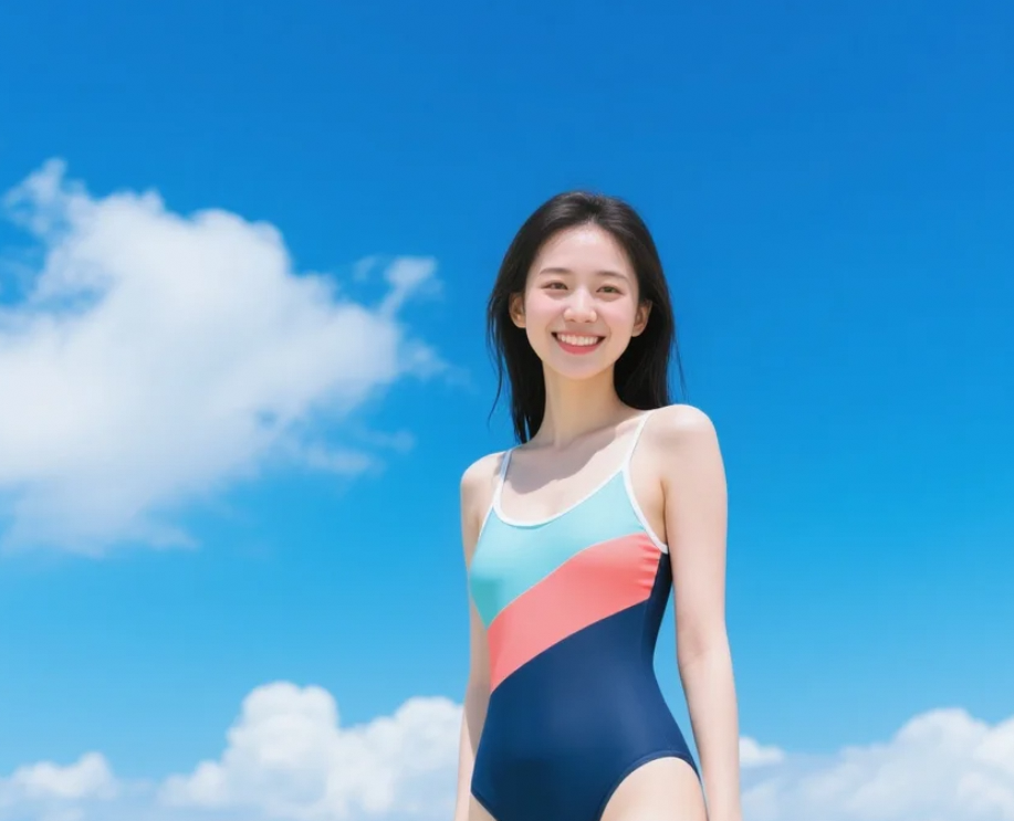 我在海边静静地站着，心里却波涛汹涌。