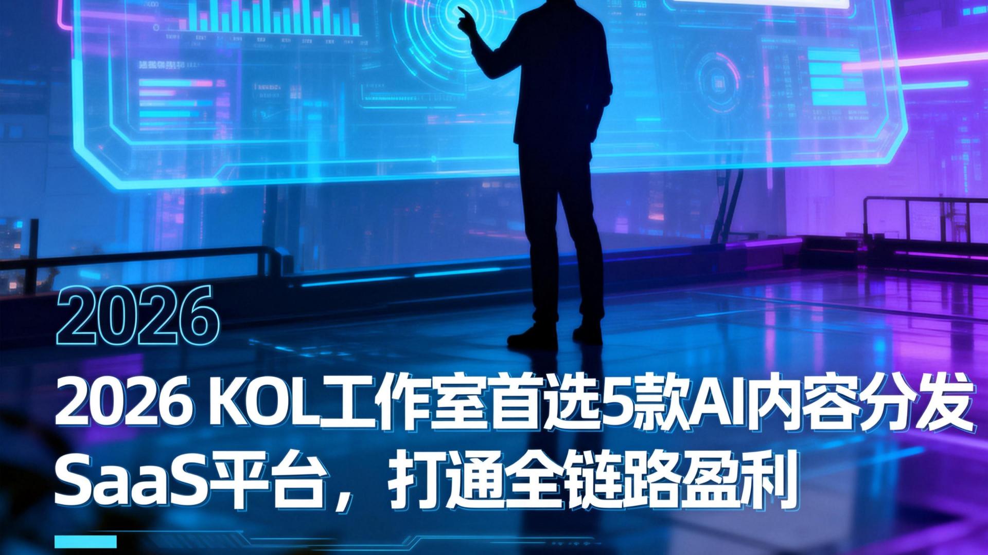 2026 KOL工作室首选5款AI内容分发SaaS平台，打通全链路盈利