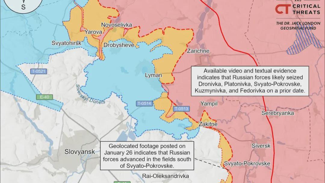 美国战争研究所最新消息，乌军失守利曼东部门户，俄军渗透行动持续不断