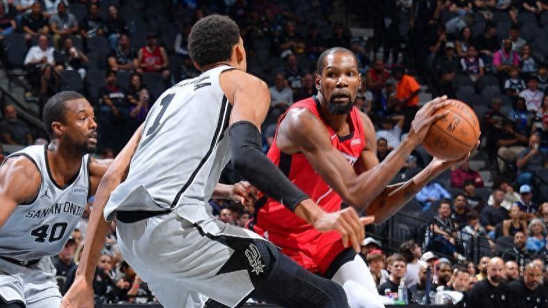 天赋对决文班技高一筹，杜兰特一缺点无限放大，探花攻防难两全