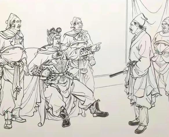 “三国舅，朕听说你自幼上山习文练武，刚回京都，又不辞辛苦愿意随太师出征去战辽兵，