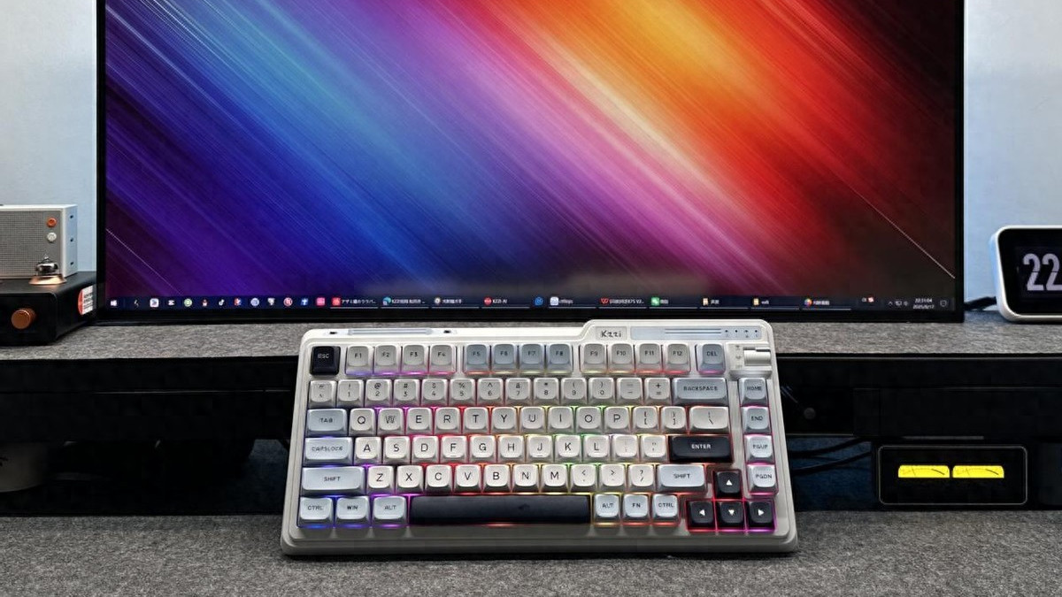 13200小时超长待机+三模互联！开学买键盘就选珂芝K75 V2