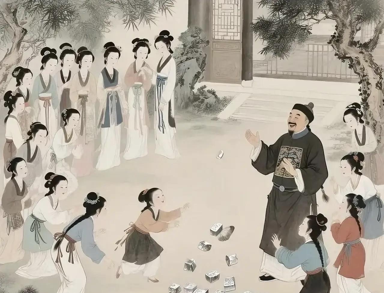 萨尔图·英翰在安徽巡抚任上时，府里养了不少年轻漂亮的丫鬟。合肥城里的百姓路过巡抚