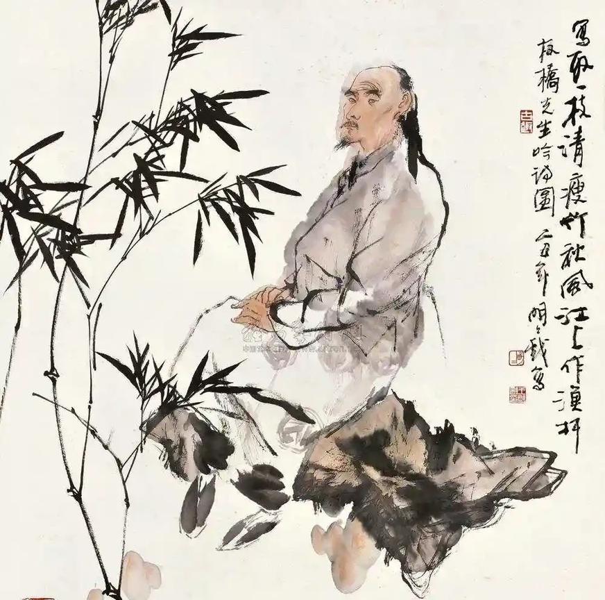 清乾隆年间，郑板桥任山东潍县县令时，某日有老农击鼓鸣冤，称盐商之子强抢自家女儿为