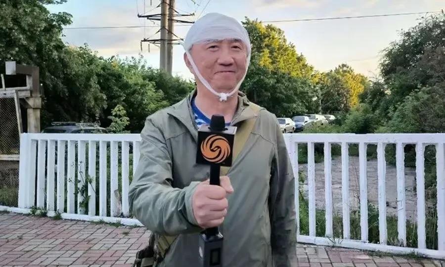 我们的记者在库尔斯克采访，受到了乌克兰无人机的袭击受伤，我们的发言人表示关注，俄