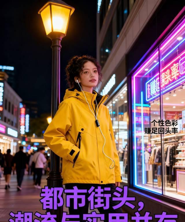 探觅正品旗舰三合一户外冲锋可拆卸防风防水加绒加厚登山山系外套