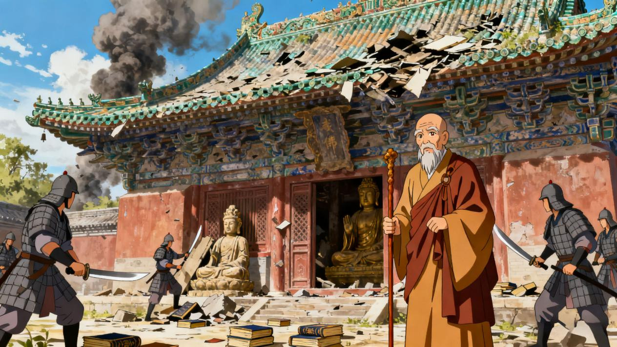 为何古代只灭佛不灭道？背后藏着三重权力博弈的底层逻辑