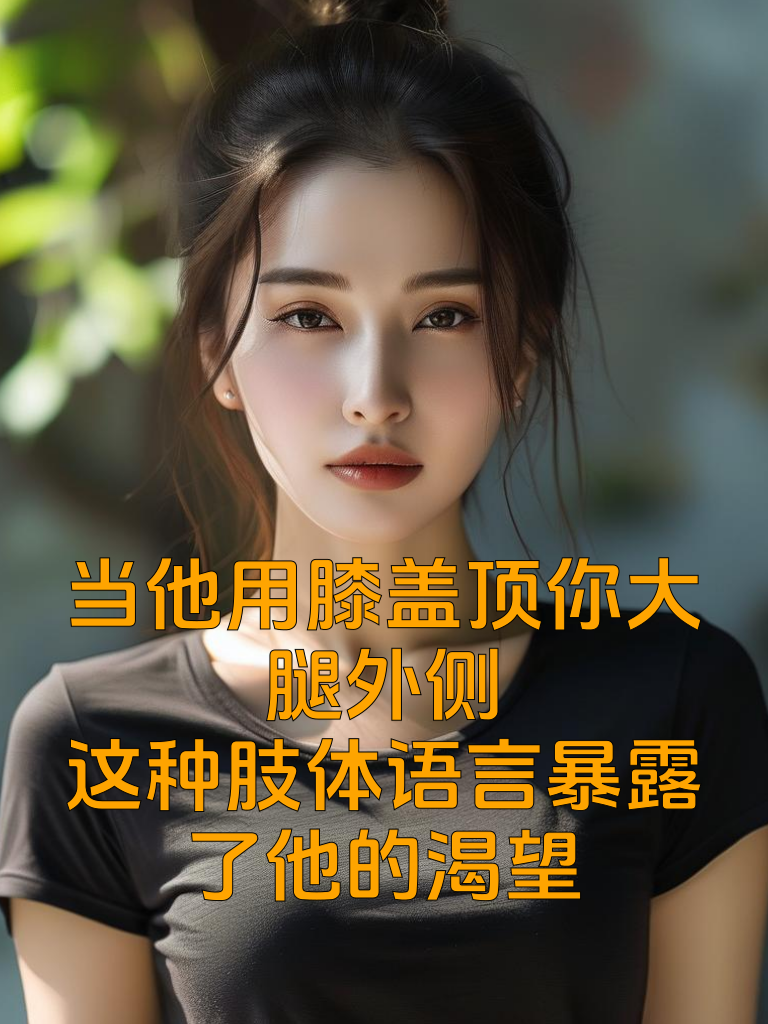 当他用膝盖顶你大腿外侧：这种肢体语言暴露了他的渴望