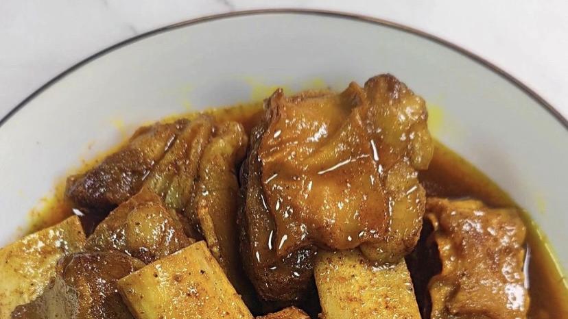 香到舔盘的咖喱牛肋排，软烂入味，新手也能零翻车