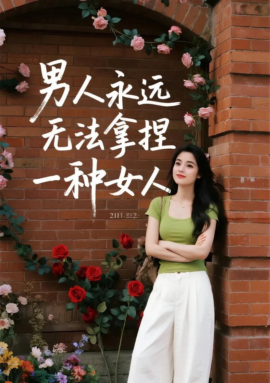 男人永远无法拿捏一种女人
男人永远拿捏不了一种女人，那就是自我价值感高的女人。她