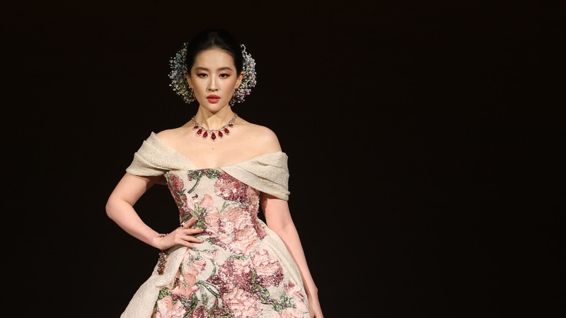 刘亦菲临场反应