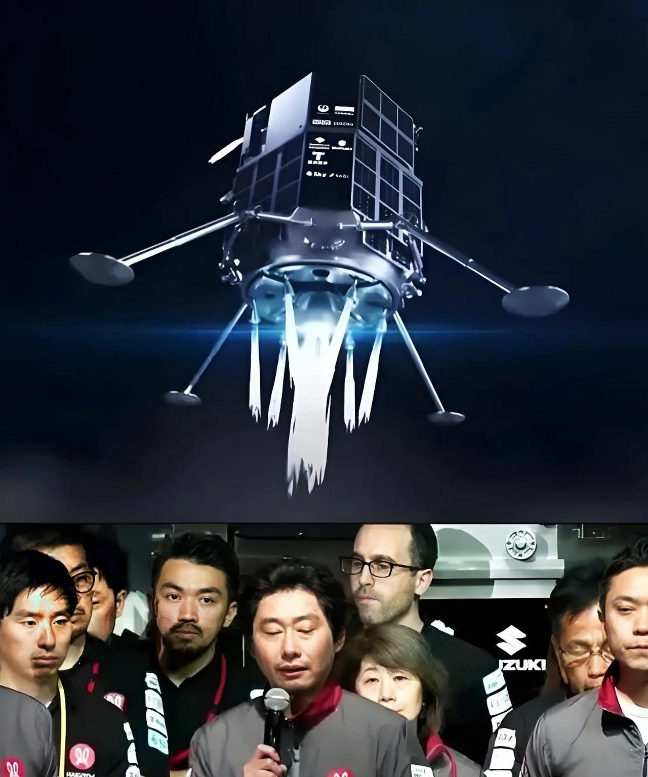 日本月球着陆器在着陆前一分钟失联。网友说“看国旗不是中国的，嫦娥直接给踹下去了”