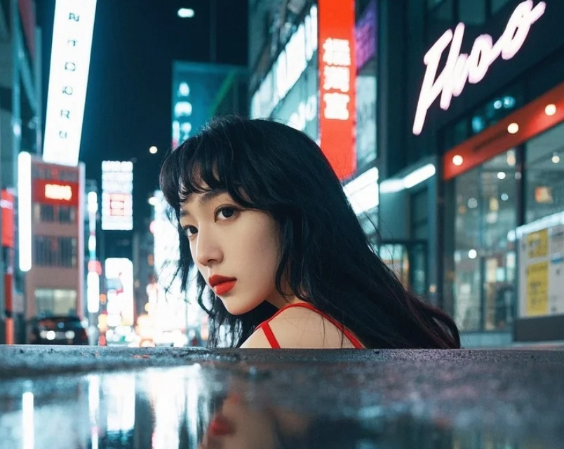 她走过的每一步，都是东京雨夜写给她的情书