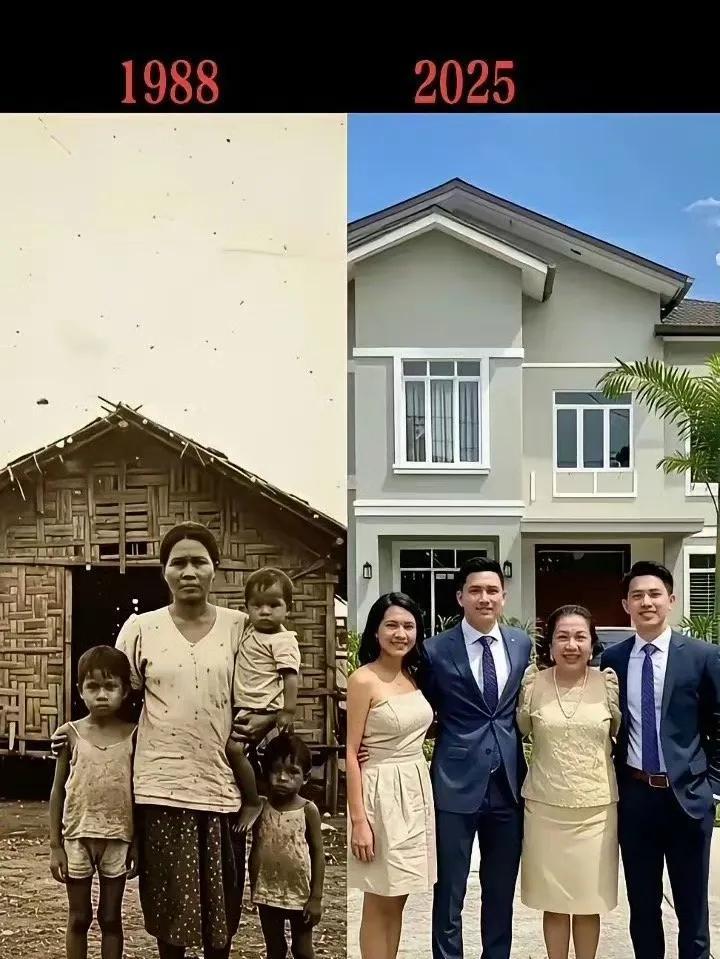 老祖宗没有骗我们，多生孩子才是未来家庭的希望。
在1988年，那是一座破旧的草房