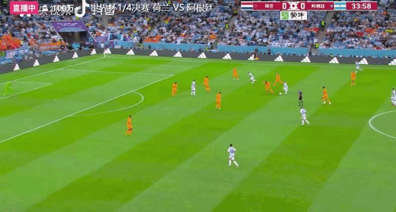 梅西2022年世界杯四大名场面：
1、上帝视角助攻
2022年12月10日，在世