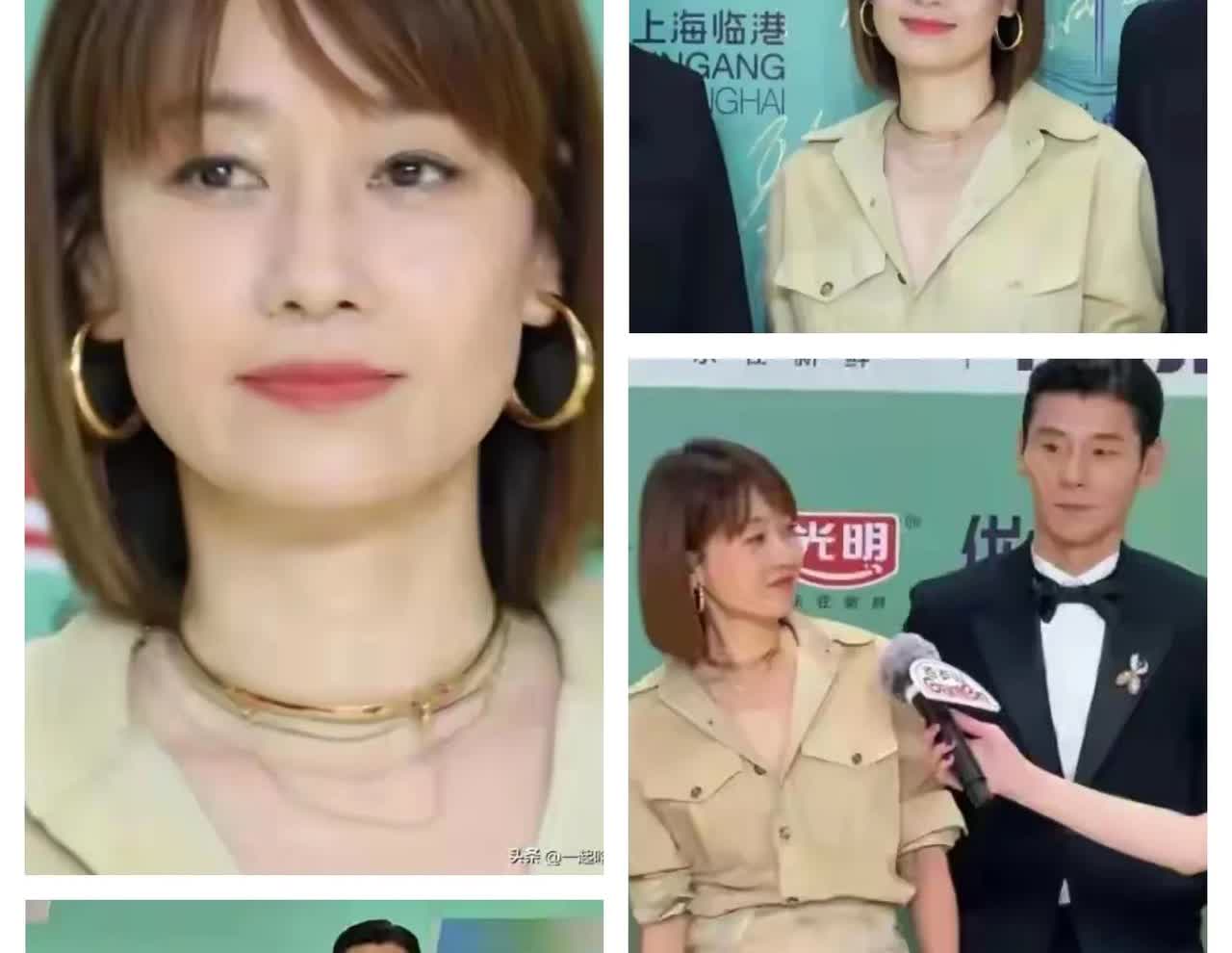 我们的女神胖了，脸部饱满圆润，胖成了一张国泰民安脸，越来越有女人味了，身材微胖风