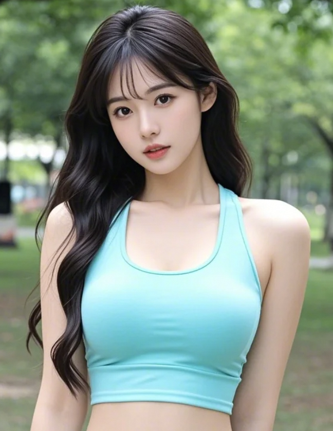 绿意公园，她如诗般定格