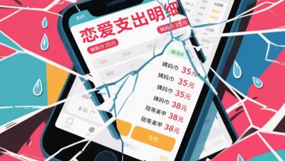 分手后收到前任 Excel 账单：连给我买姨妈巾的 35 块都要AA！这委屈谁懂啊