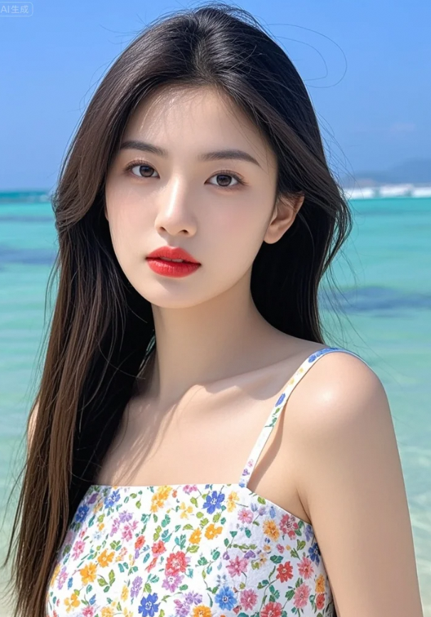 小姐姐不笑时是冷月，一笑就成了春日暖阳！