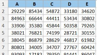 提取出 Excel 同一行的每一个合并单元格中共有的字符