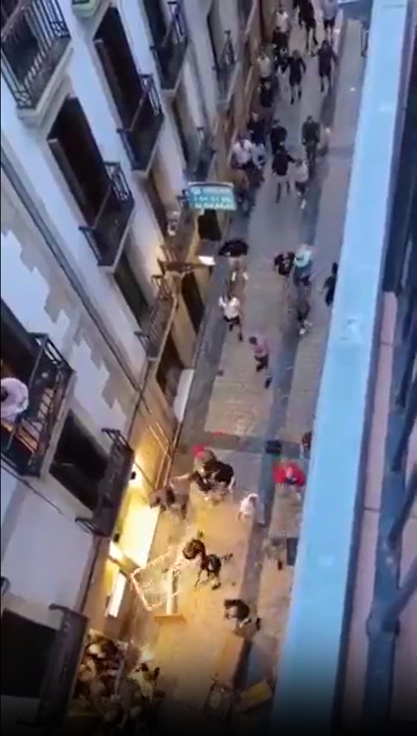 曼联和热刺球迷在毕尔巴鄂街头开打！英国媒体太阳报报道，欧联杯决赛的两支球队：曼联