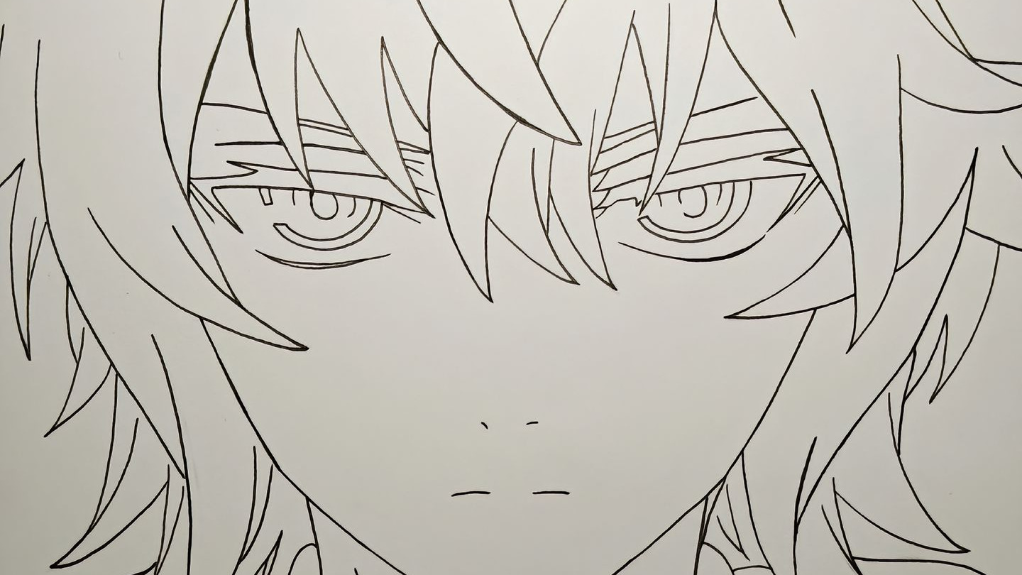 今天教大家画米迦~。