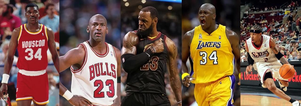 美媒评90年代后NBA单赛季最有统治力的5个球星排名：
1、奥拉朱旺：MVP+F