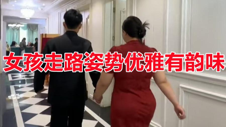 小伙订婚微胖女孩，珠圆玉润美得一眼心动，网友：看着就是旺夫相