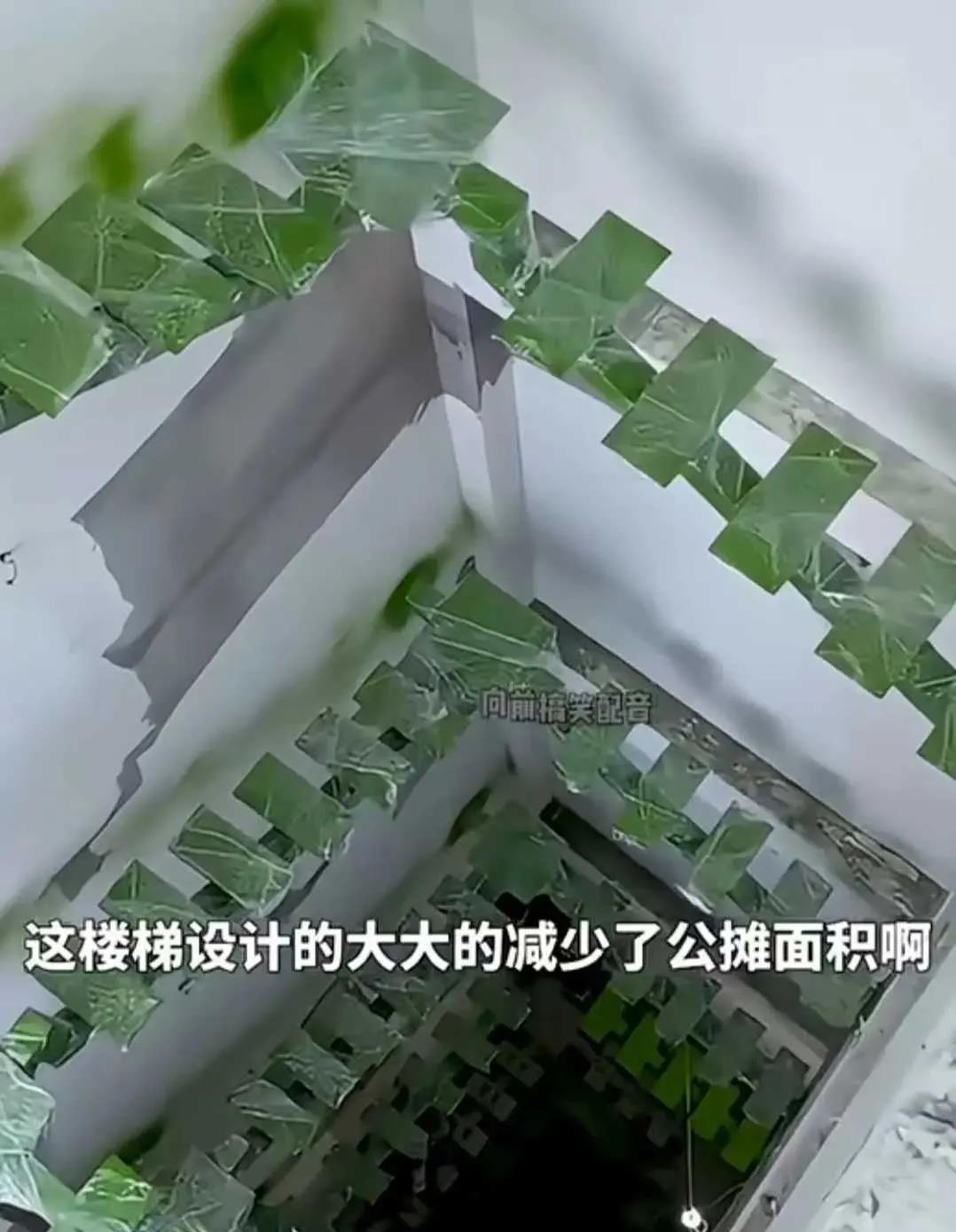 这楼梯设计的……，真贴心，公摊面积费都省了，就是一般人不敢走