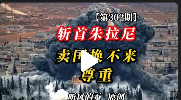 朱拉尼分析不行，中东乱不起来











**文章：**





