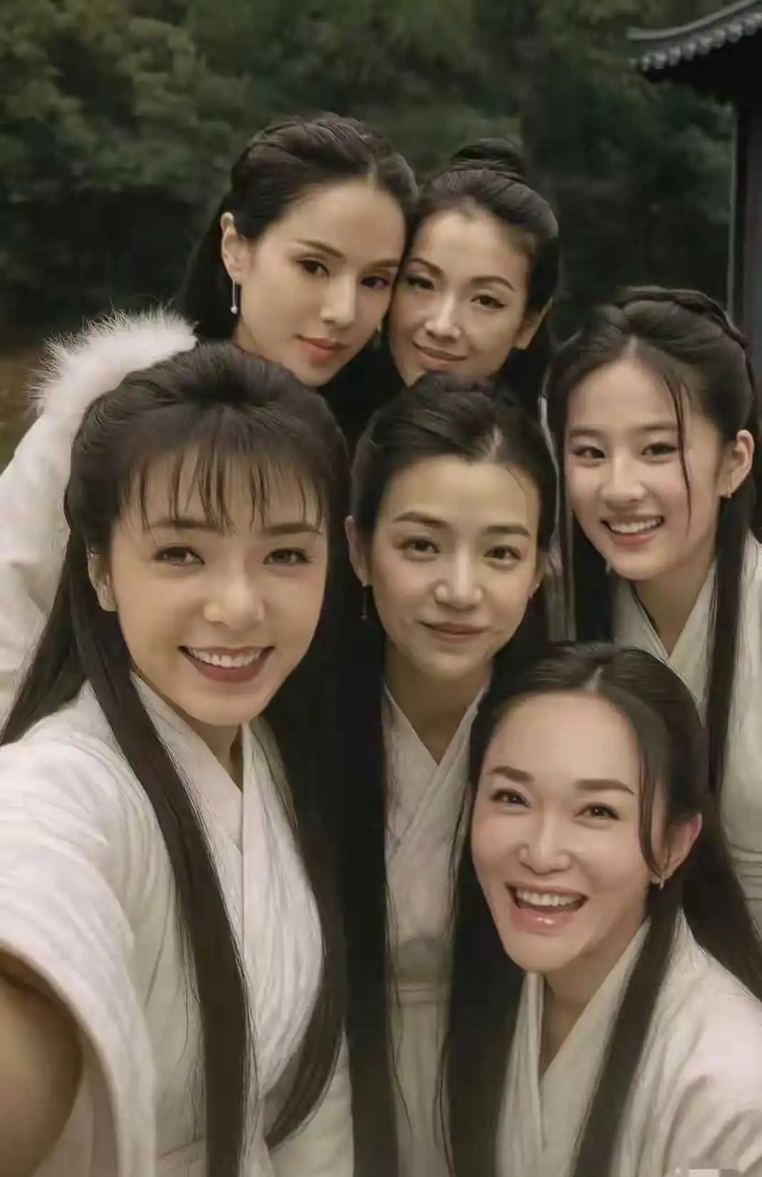 小龙女大合照， 谁是你心中的白月光？
