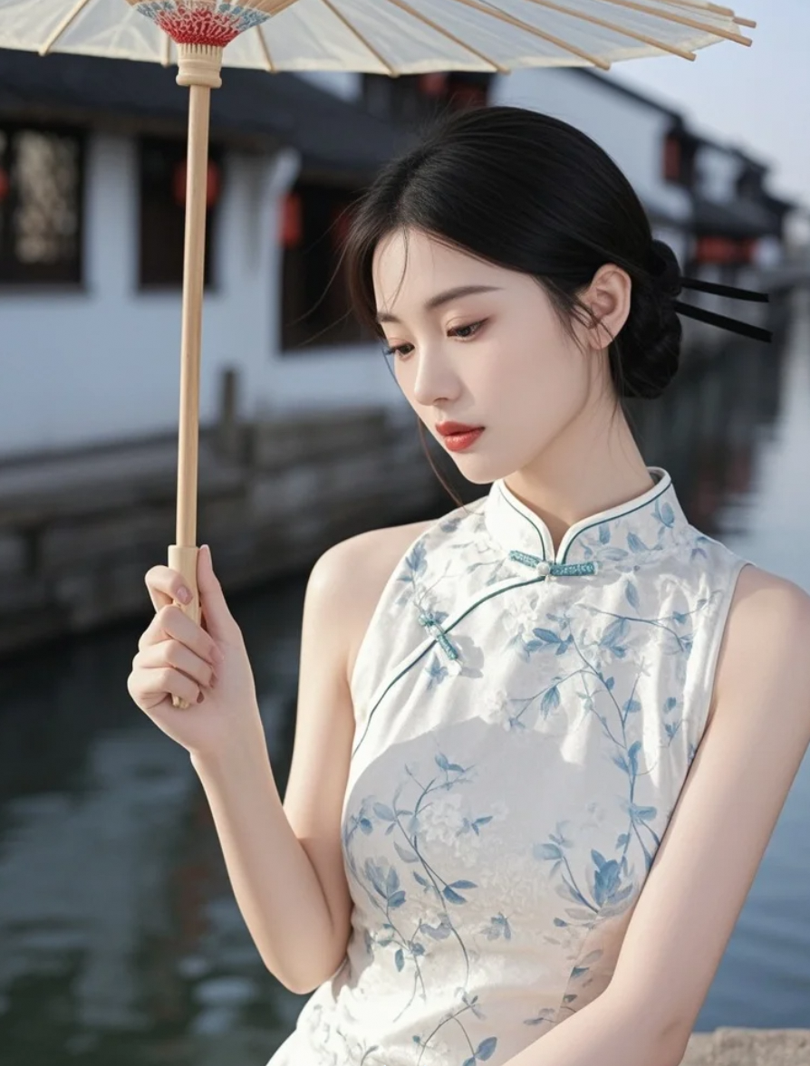 警告！这身‘民国杀器’是颜值核弹，纽扣一解直接封印呼吸！