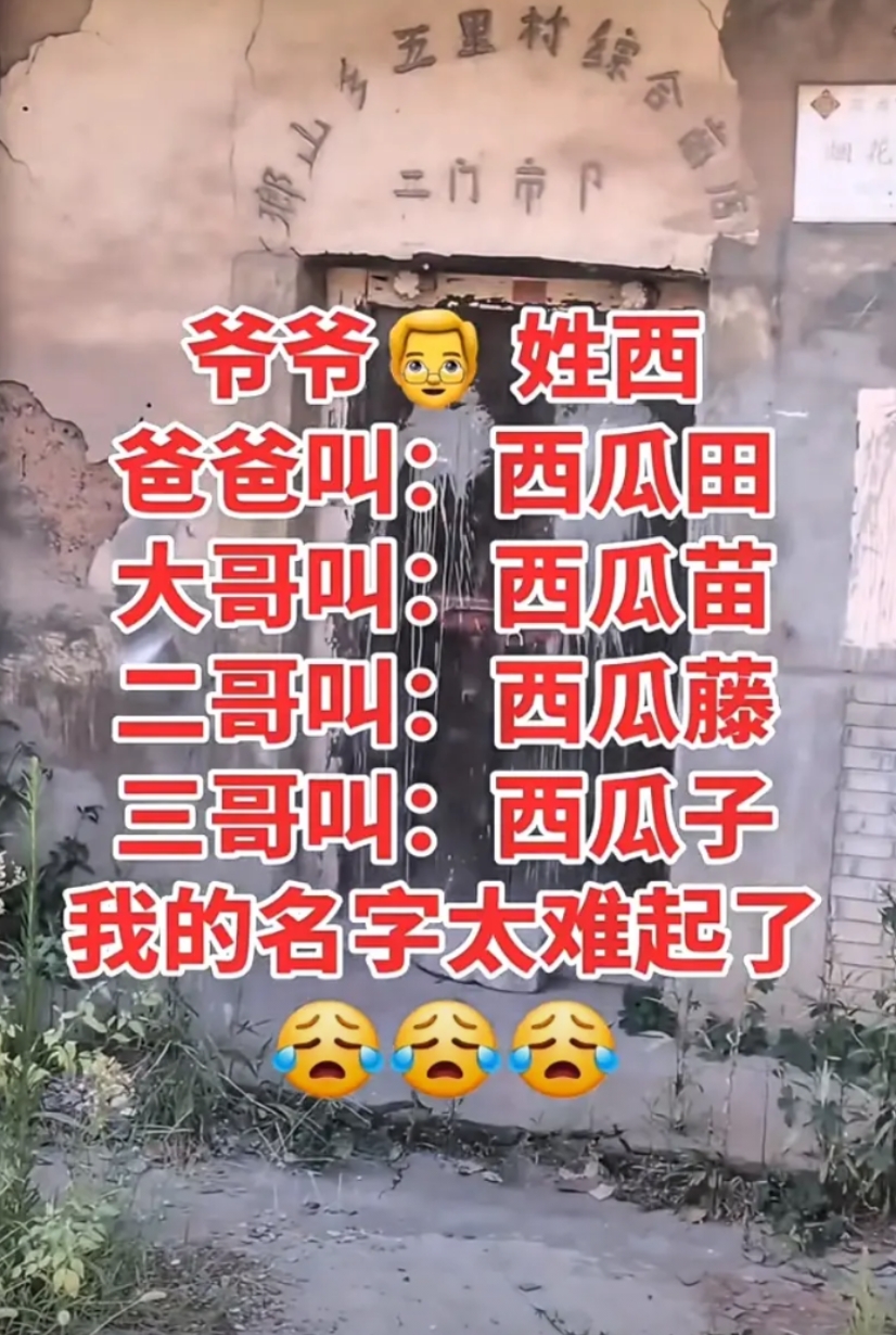 我该叫什么名字啊？