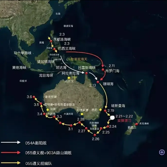 大家都以为055只是去溜达两圈、放几炮就会返航了，可谁能料到！055完全不按常理