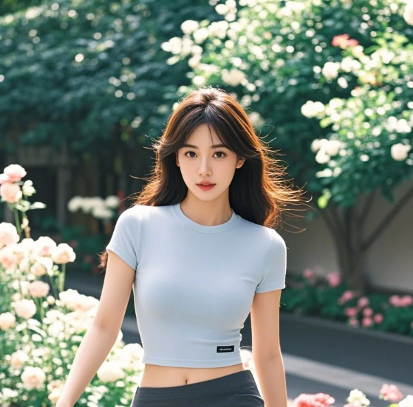 花廊藤蔓垂珠帘，半掩佳人似月眠